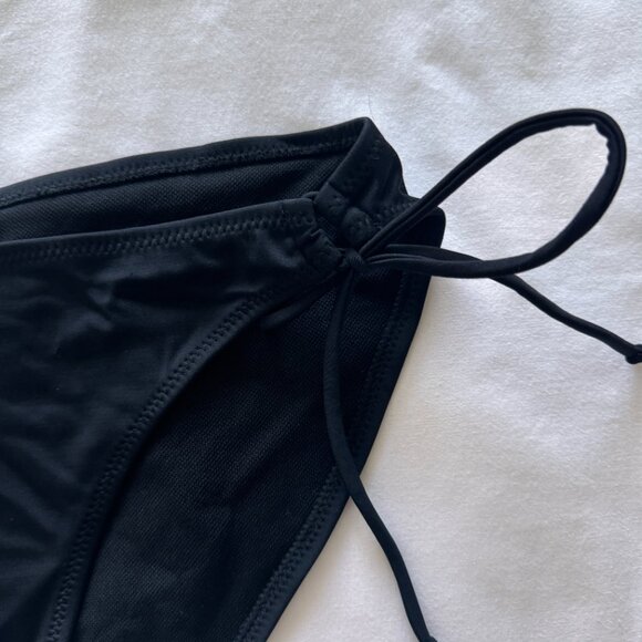 Babystyle NWT Black Tie bikini bottoms petite XS -Small 13.5" - Picture 4 of 11